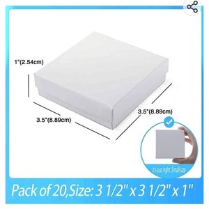 20 pk Cardboard Jewelry Box